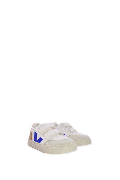 Shop Veja Sneakers With V-12 Strap In White