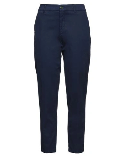Shop Berwich Woman Pants Blue Size 6 Cotton, Lyocell, Elastane