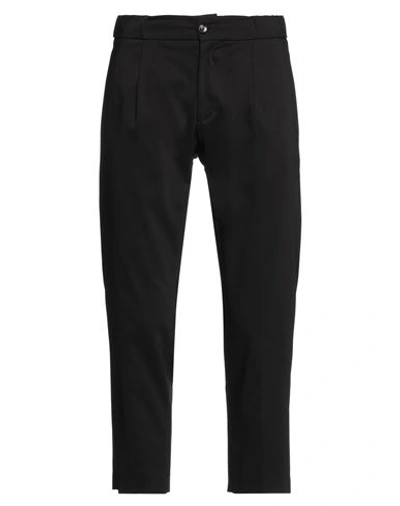 Michael Coal Man Pants Black Size 36 Viscose, Polyamide, Elastane In Black