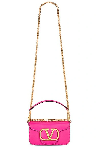 Shop Valentino Loco Small Shoulder Bag In Pink