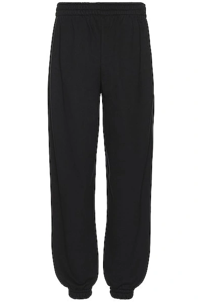 Shop Sky High Farm Workwear Unisex Perennial Shana Graphic Pants Knit In Black