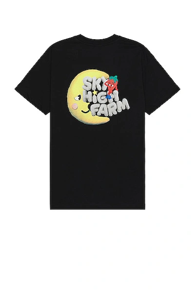 Shop Sky High Farm Workwear Unisex Perennial Shana Graphic T-shirt Knit In Black