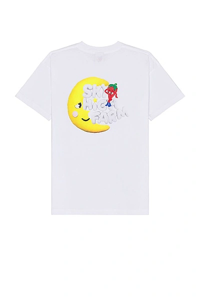 Shop Sky High Farm Workwear Unisex Perennial Shana Graphic T-shirt Knit In White