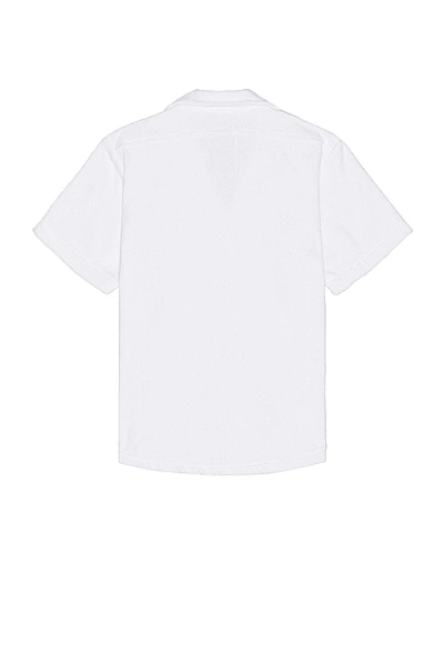 Shop Oas Cuba Terry Shirt In White