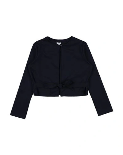 Piccola Ludo Toddler Girl Cardigan Midnight Blue Size 6 Polyester, Viscose, Elastane In Blue