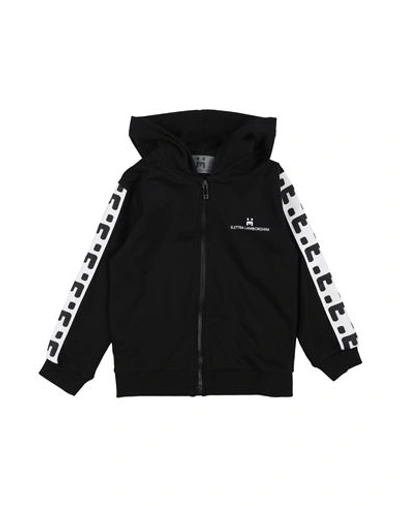 Shop Elettra Lamborghini Toddler Girl Sweatshirt Black Size 6 Cotton