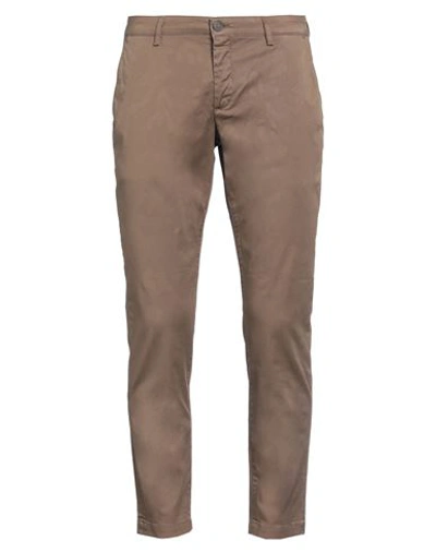 Shop Derriere Heritage Co. Man Pants Brown Size 32 Cotton, Elastane