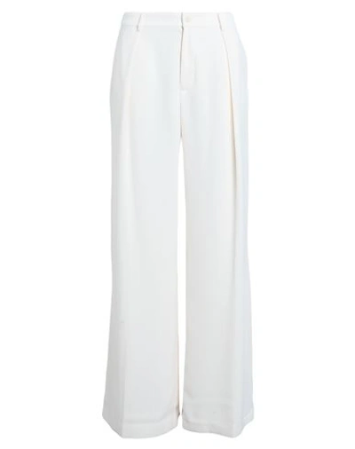 Ralph Lauren Double-faced Georgette Wide-leg Pant In White