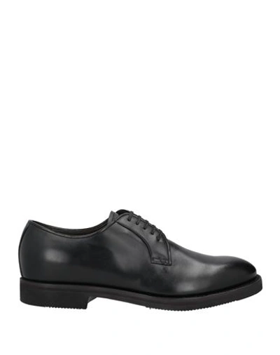 Shop Barrett Man Lace-up Shoes Black Size 7.5 Calfskin