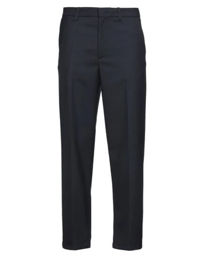 Department Five Department 5 Man Pants Midnight Blue Size 34 Polyester, Wool In Blue