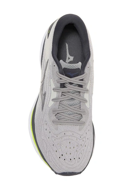 Shop Mizuno Wave Sky 6 Running Sneaker In Ultimate Grey