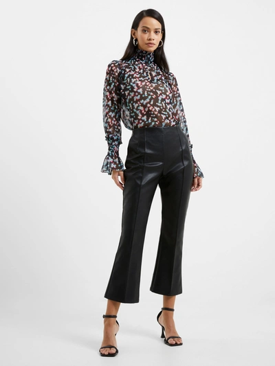 Shop French Connection Claudia Pu Stretch Trousers Blackout