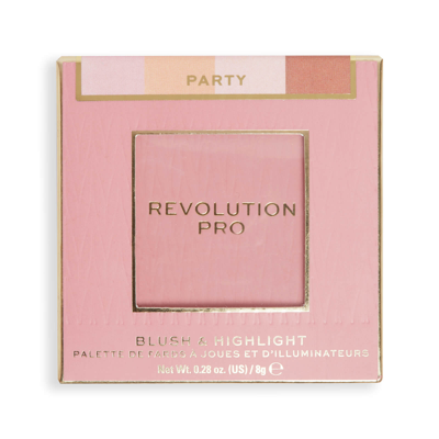 Shop Revolution Pro Iconic Blush & Highlight Party 8g