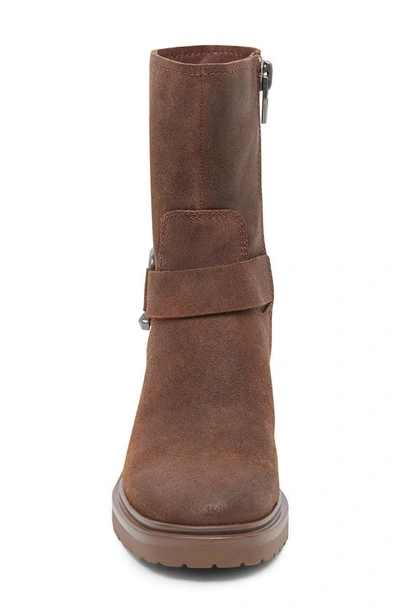 Shop Dolce Vita Camros Bootie In Cocoa Suede