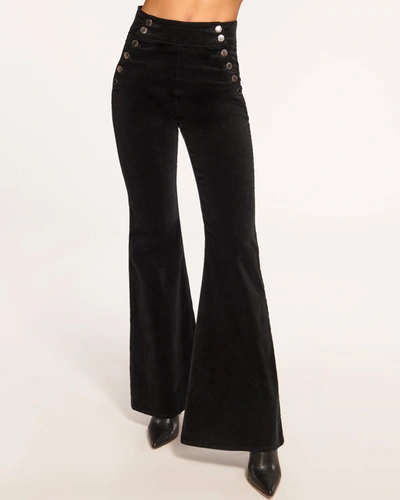 Shop Ramy Brook Romee High Waisted Flare Jean In Black