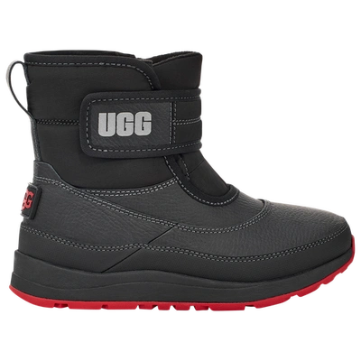 Shop Ugg Girls  Taney Weather Boots In Black/black