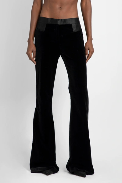 Shop Tom Ford Woman Black Trousers