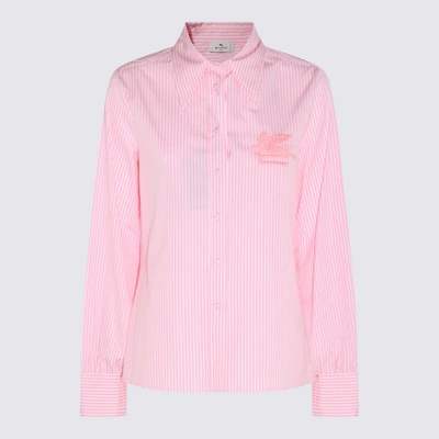 Shop Etro Pink Cotton Shirt