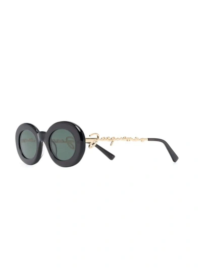Shop Jacquemus Glasses In Multi Black