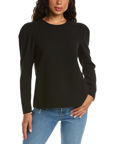 Shop Lafayette 148 New York Gia Blouse In Black