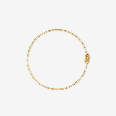 Shop Burberry Horse Necklace In Gold