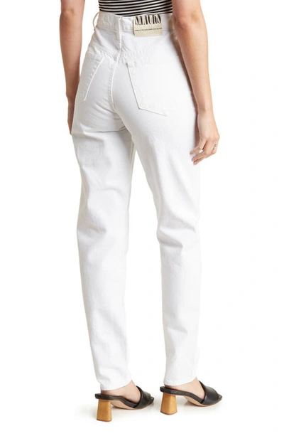 Shop Mother The Twizzy High Waist Jeans In Sticky Rice