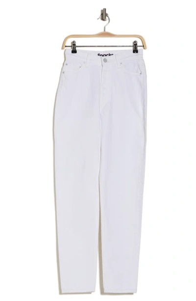 Shop Mother The Twizzy High Waist Jeans In Sticky Rice