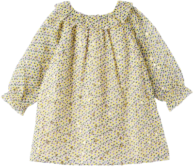 Shop Bonpoint Baby Multicolor Teale Dress In Po Multicolore 780