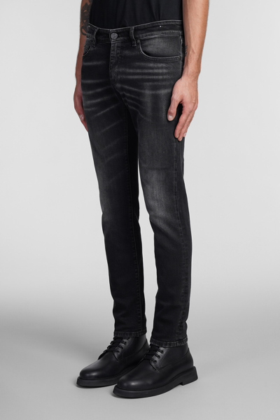 Shop Pt01 Jeans In Black Cotton