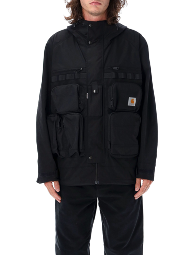 Shop Junya Watanabe Carhartt Nylon Jacket In Black