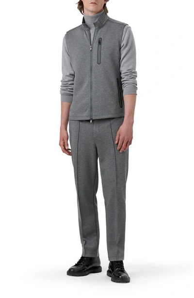 Bugatchi Performance Knit Vest In Anthracite