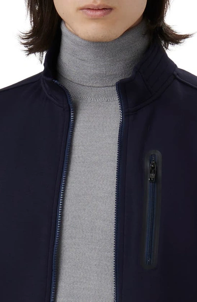 Shop Bugatchi Performance Knit Vest In Navy