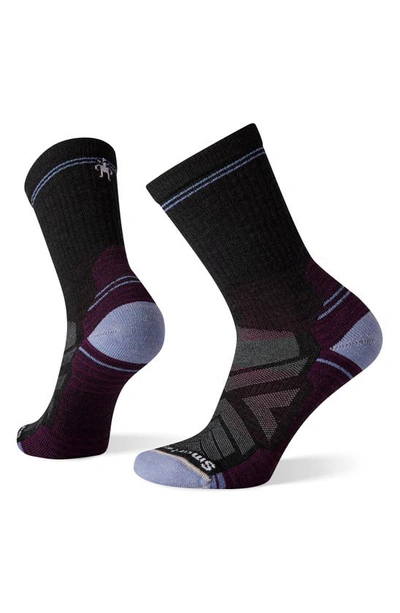 Smartwool Hike Light Cushion Crew Socks In Charcoal