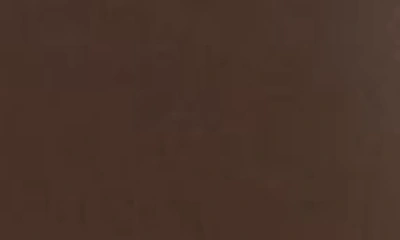 Hue Crop Faux Leather Leggings In Chocolate Brown