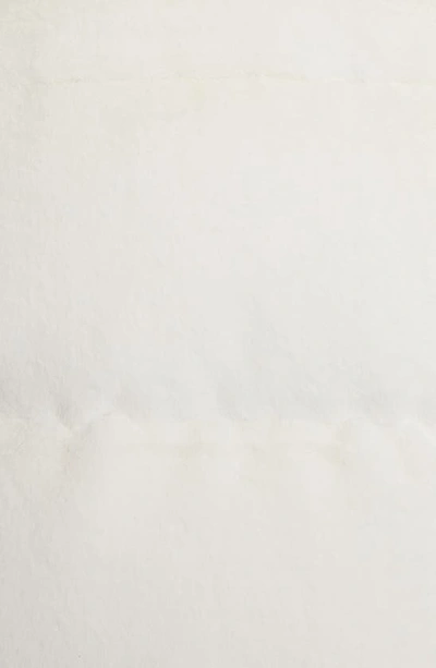 Moncler Pluvier Faux-fur Jacket In White