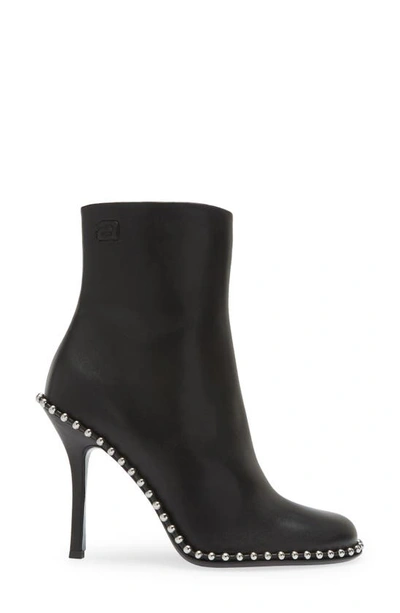 Shop Alexander Wang Nova Stud Bootie In Black