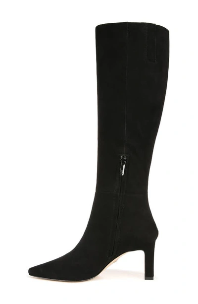 Shop Sam Edelman Sylvia Knee High Boot In Black Suede