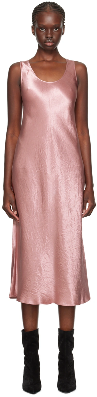 Shop Max Mara Pink Talete Midi Dress In 069 Pink