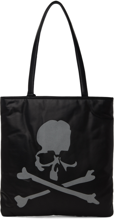 Shop Mastermind Japan Black Skull Tote Bag