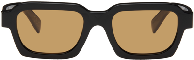 Shop Retrosuperfuture Black Caro Refined Sunglasses