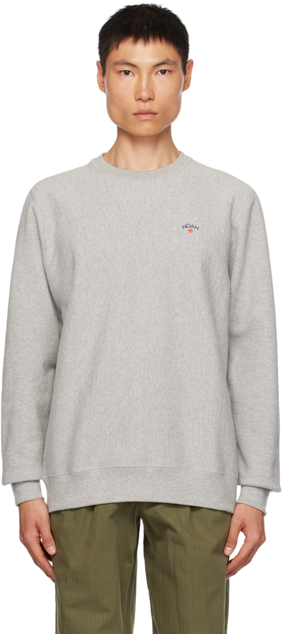 Shop Noah Gray Classic Sweatshirt In Heather Grey