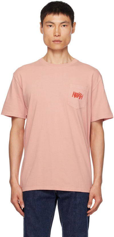 Noah Pink Chaos T-shirt In Rose