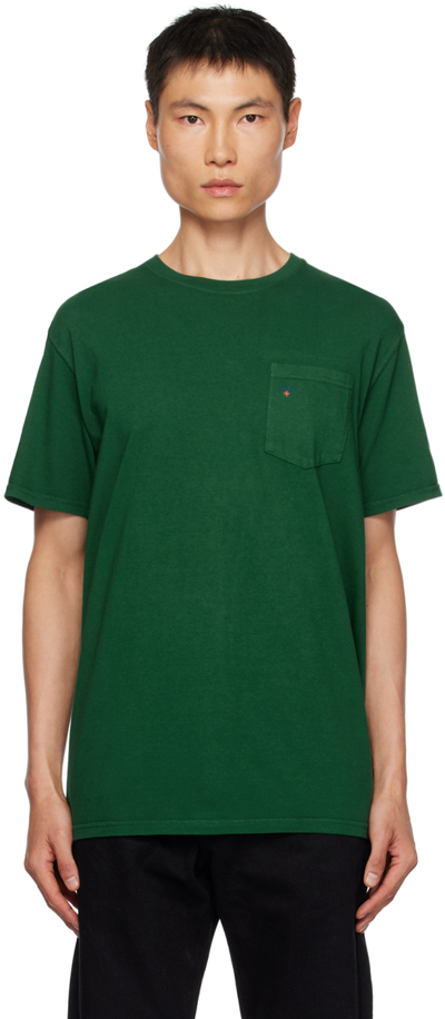 Shop Noah Green Pocket T-shirt In Spartan Green