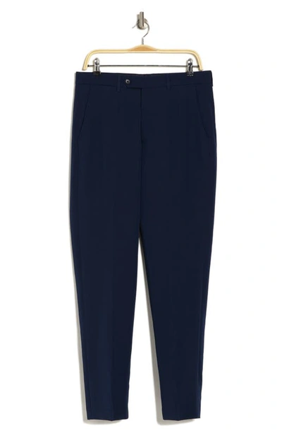 Shop Nautica Solid Flat Front Suit Separates Trousers In Blue