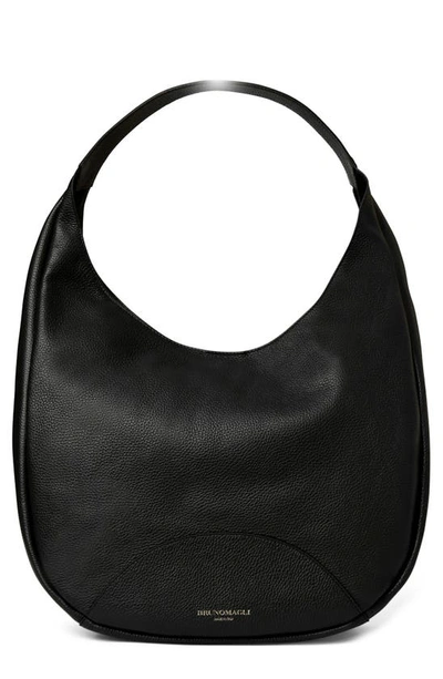 Shop Bruno Magli Celeste Hobo Bag In Black