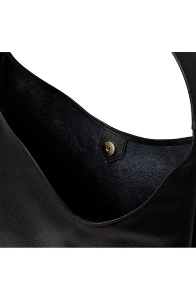 Shop Bruno Magli Celeste Mini Hobo Bag In Black
