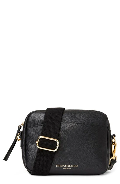 Shop Bruno Magli Carina Crossbody Bag In Black