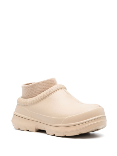 Ugg Tasman X Sherpa And Rubber Slides In Beige