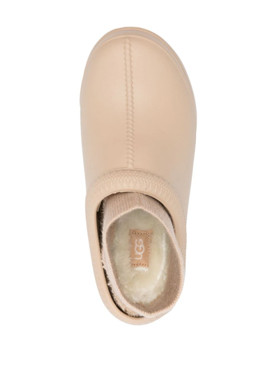 Ugg Tasman X Sherpa And Rubber Slides In Beige