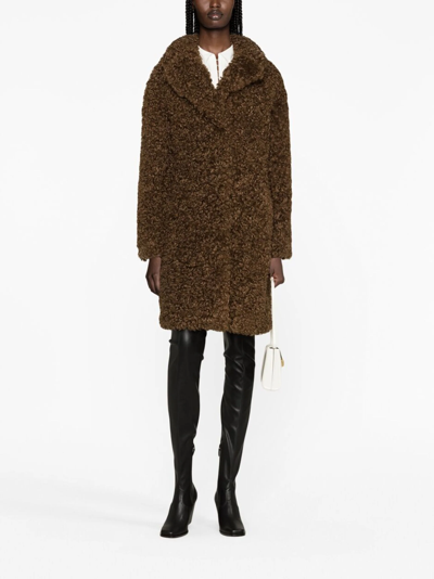 Shop Stand Studio Cappotto Camille In Brown